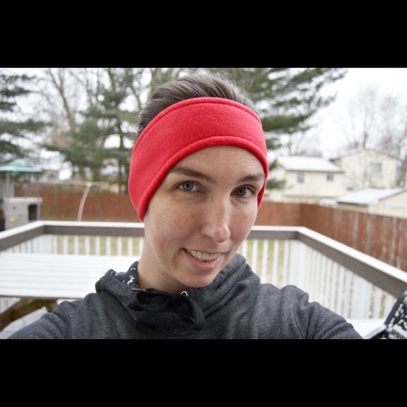 Fleece Headbands - Set of 3 - pink anchors - Picture 2 of 2